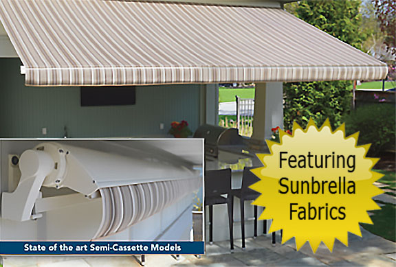 SunSetter Platinum Plus Semi Cassette Awnings leads